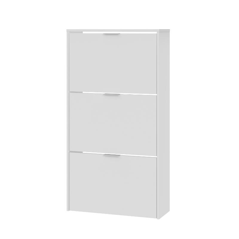 FORES SHOE CABINET 3DOOR - WHITE