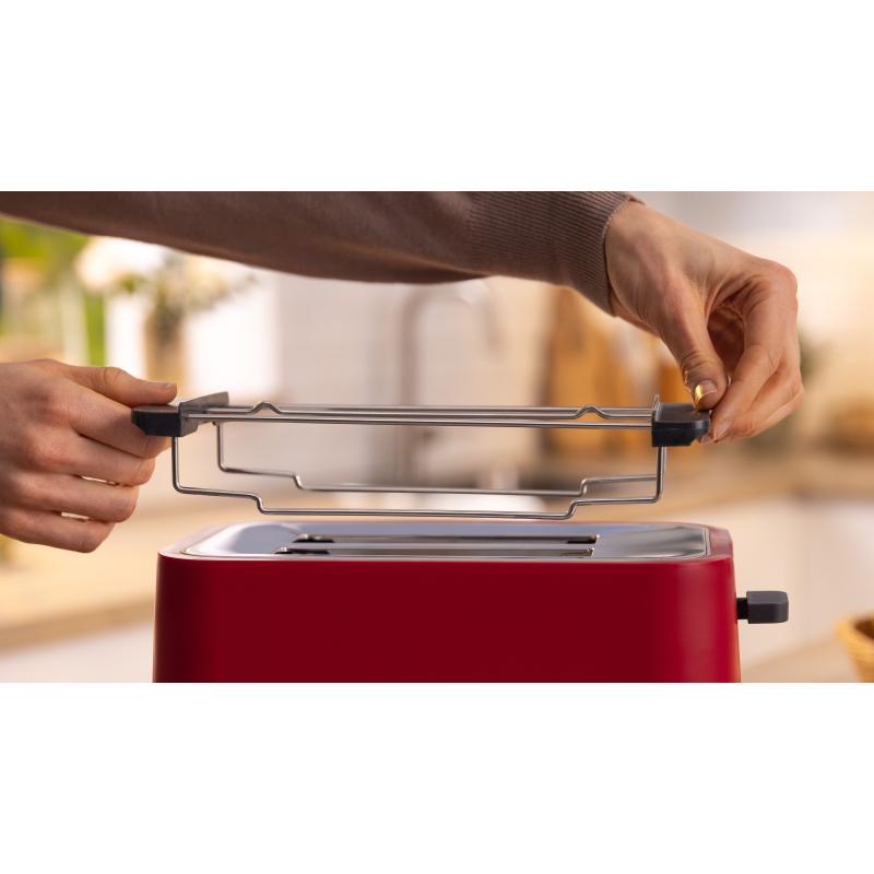 BOSCH TOASTER RED 950W