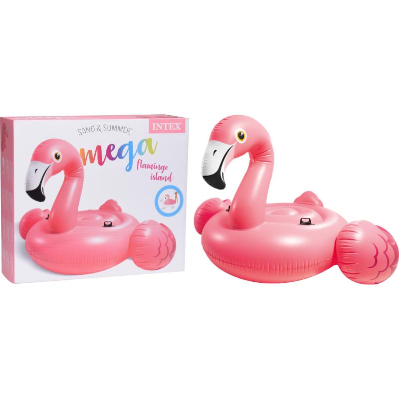 MEGA FLAMINGO ISLAND 203X196X124CM