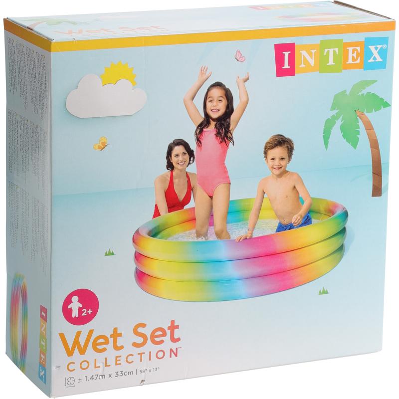 INTEX POOL RAINBOW OMBRE 147X33CM