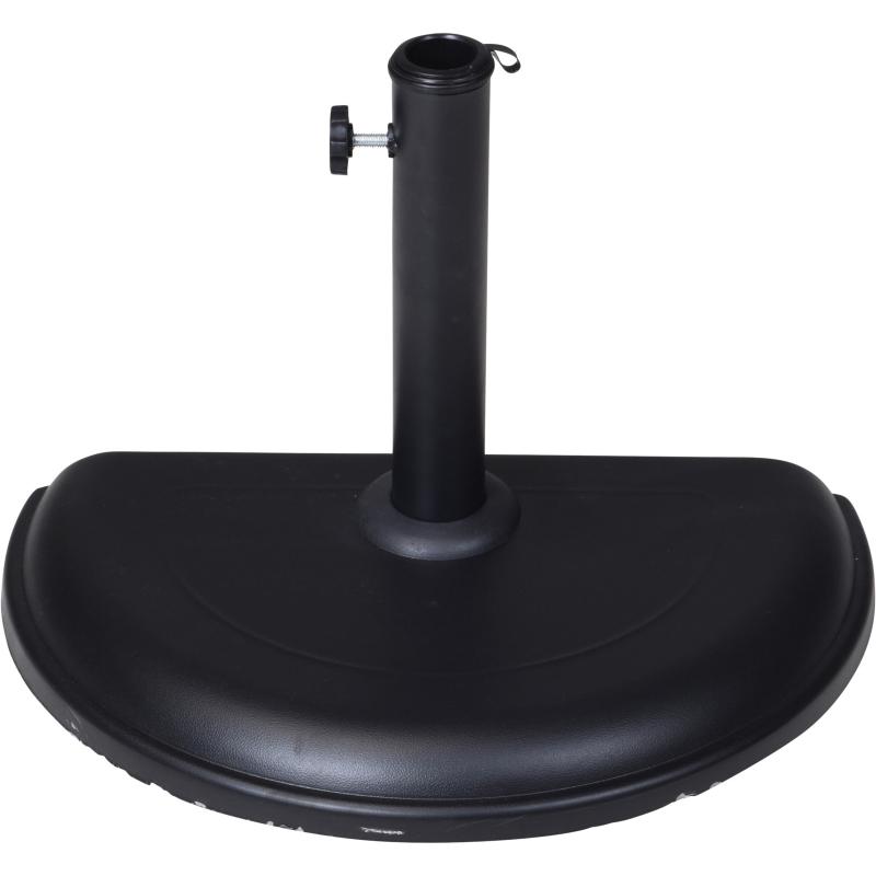 CONCRETE UMBRELLA BASE - BLACK