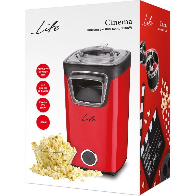 LIFE CINEMA POP CORN MAKER 1100W