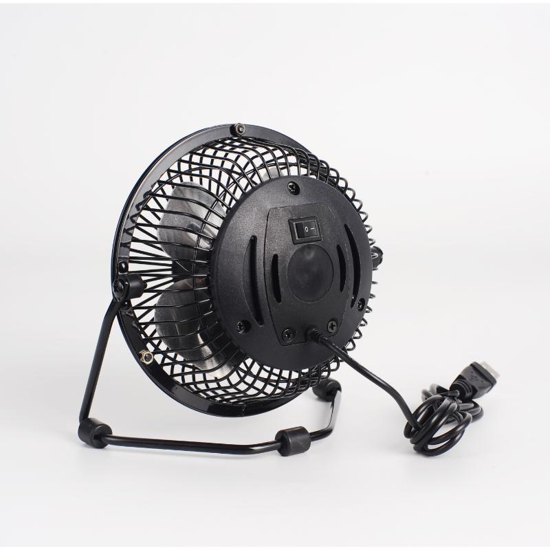 LIFE SUPER4  USB-POWERED MINI METAL FAN BLACK