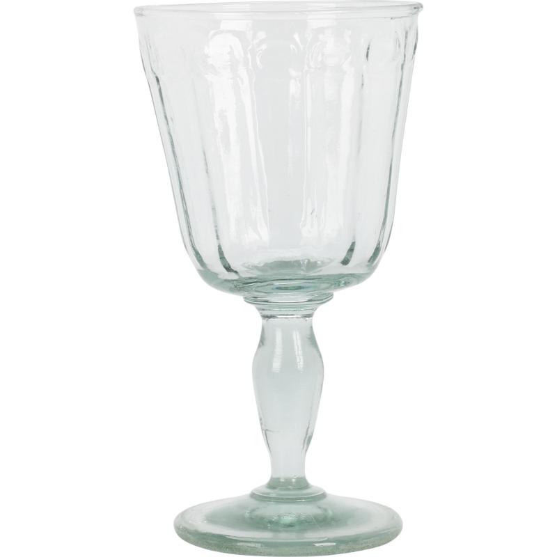 EMBOSSED WINE GLASS 240ML