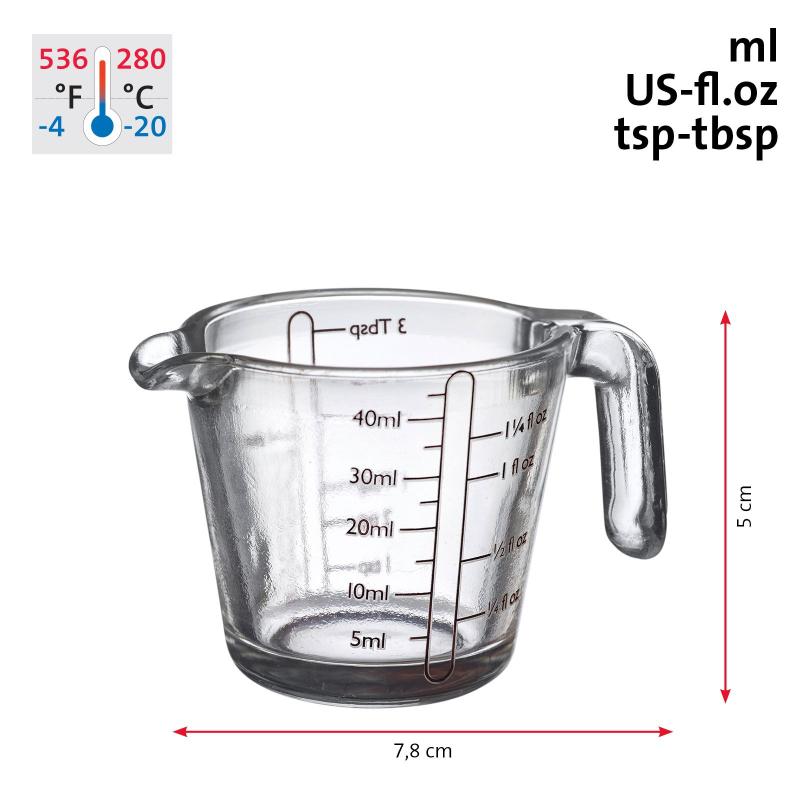 WEST MEASURING CUP GLASS 40ML