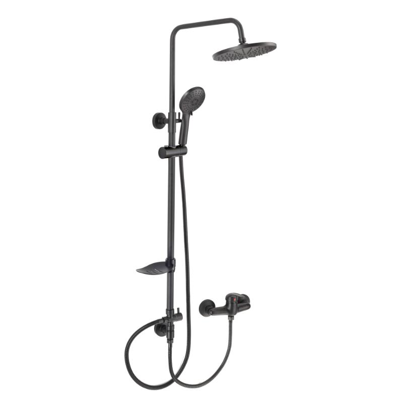 IC SHOWER SET - MATT BLACK