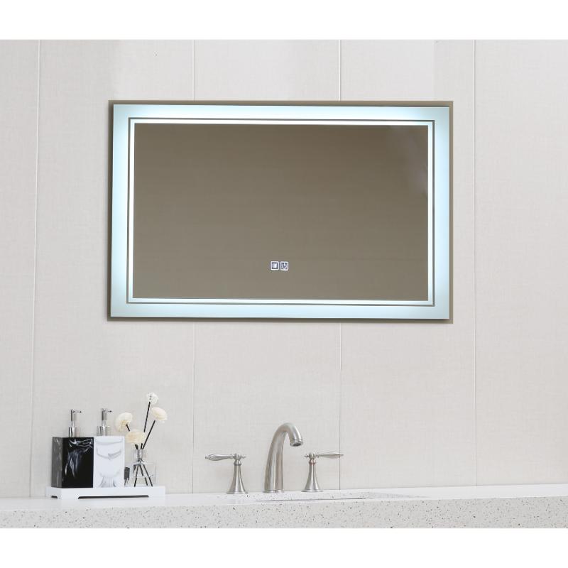 IC MIRROR LIGHT&HEAT 80X60CM