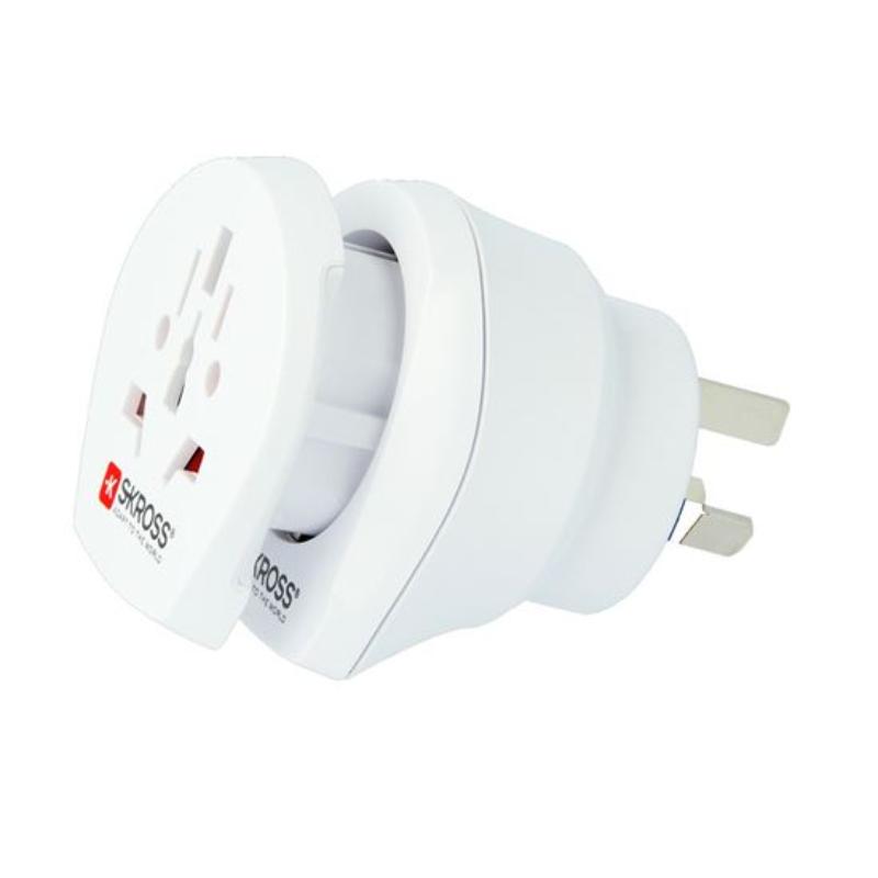 SKROSS TRAVEL ADAPTER AUS/CN - WHITE