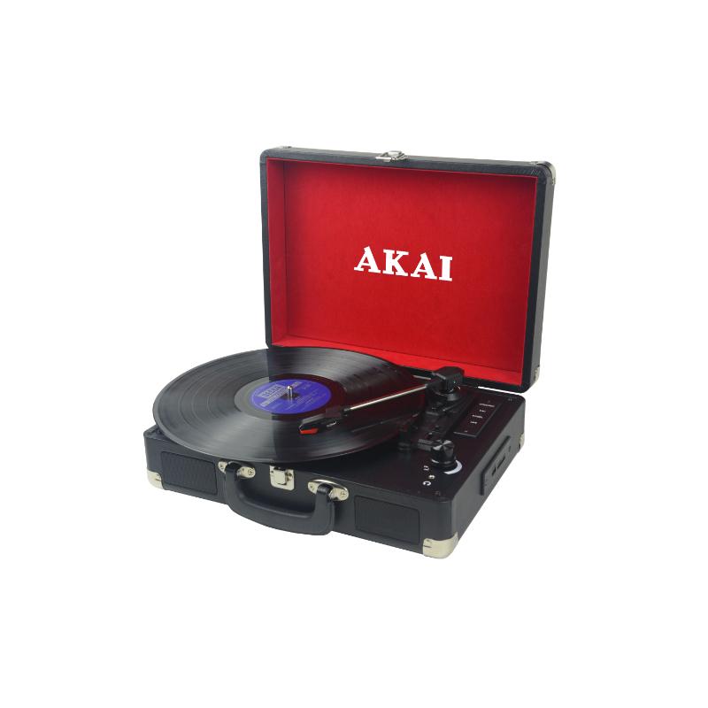 AKAI ATT-E10 ΠΙΚΑΠ ΒΑΛΙΤΣΑ ΜΕ ΕΓΓΡΑΦΗ ΣΕ USB / ΚΑΡΤΑ SD, BLUETOOTH, AUX-IN ΚΑΙ ΕΝΣΩΜΑΤΩΜΕΝΑ ΗΧΕΙΑ 3W