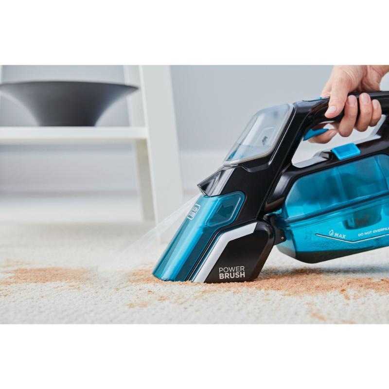 BLACK & DECKER 12V SPILLBUSTER SPOT CLEANER - BLACK AND BLUE