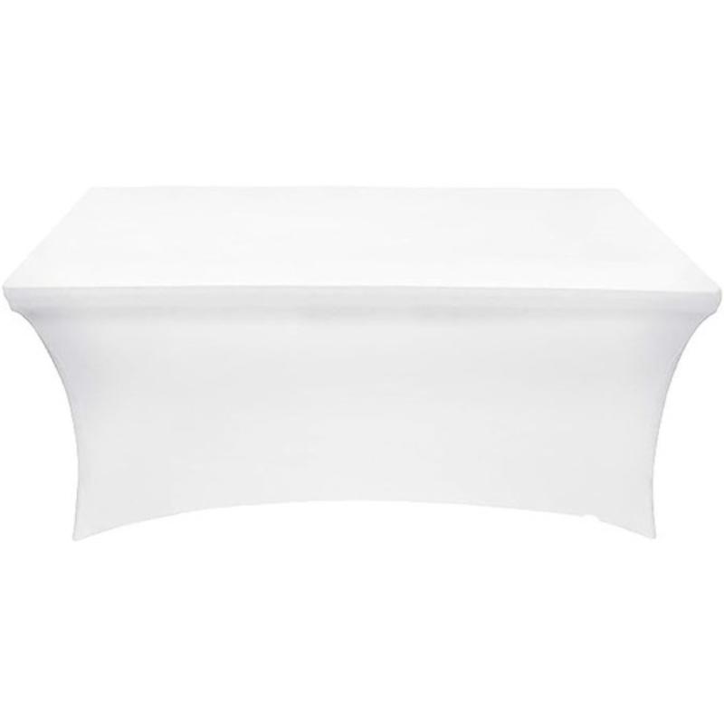 SPANDEX TABLE COVER 183CM - WHITE