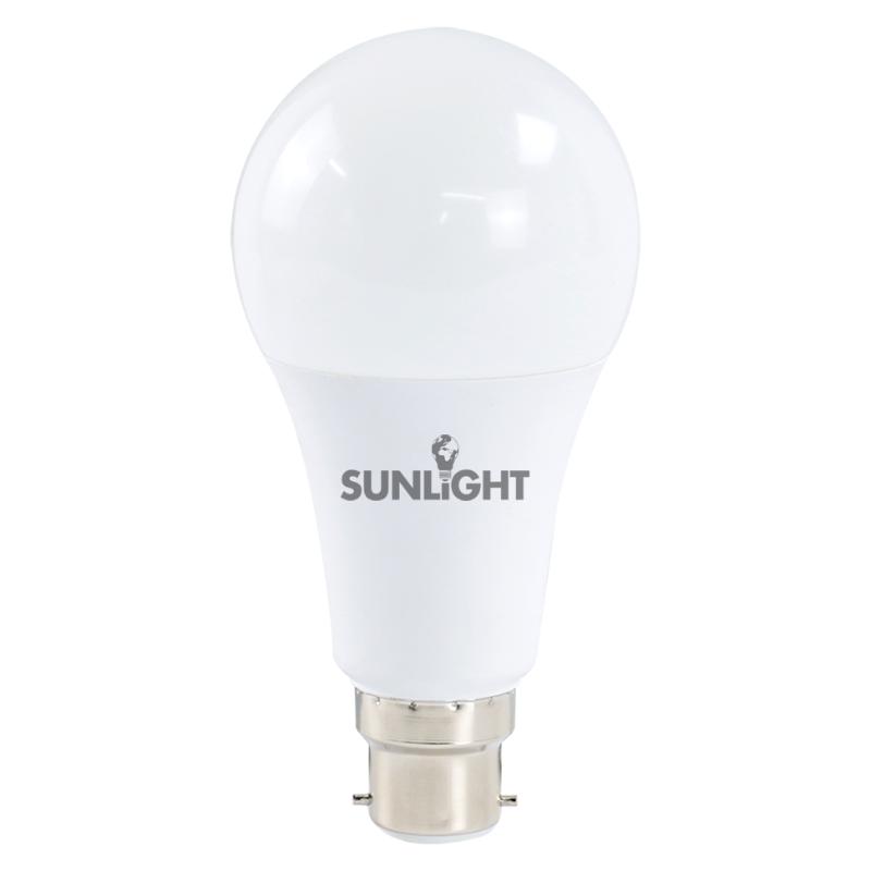 SUNLIGHT LED 17W A65 ΛΑΜΠΤΗΡΑΣ B22 2500LM 3000K ΓΑΛΑΚΤΟΧΡΩΜΟΣ