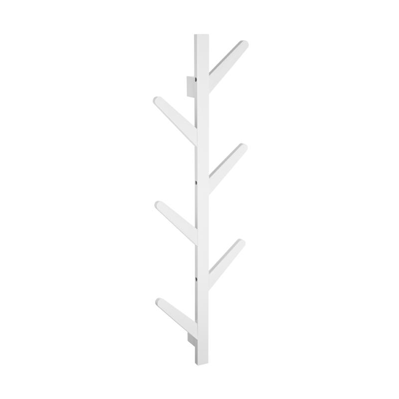 ESTIA BAMBOO WALL HANGER  6 HOOKS 84X27CM - WHITE