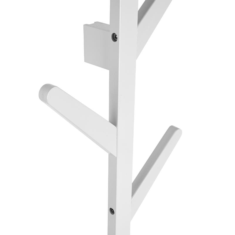 ESTIA BAMBOO WALL HANGER  6 HOOKS 84X27CM - WHITE