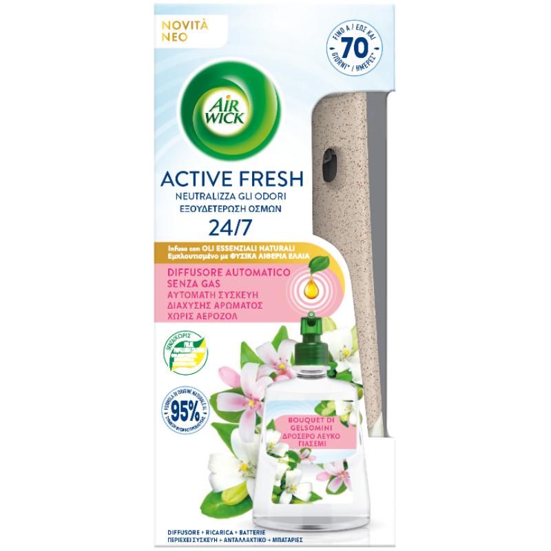 AIRWICK ACTIVE FRESH GADGET JASMINE 228ML