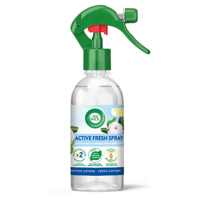 AIRWICK ACTIVE FRESH SPRAY SOFT COTTON