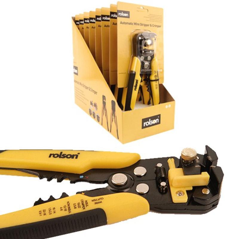 ROLSON AUTOMATIC WIRE STRIPPER AND CRIMPER