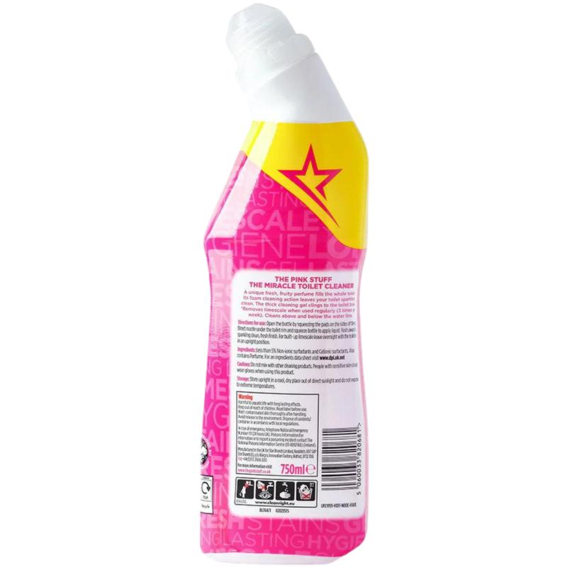 THE PINK STUFF KΑΘΑΡΙΣΤΙΚΟ ΤΖΕΛ ΤΟΥΑΛΕΤΑΣ 750ML