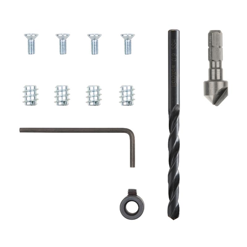 WOLFCRAFT REPAIR SET FOR CUP HINGE 11PCS