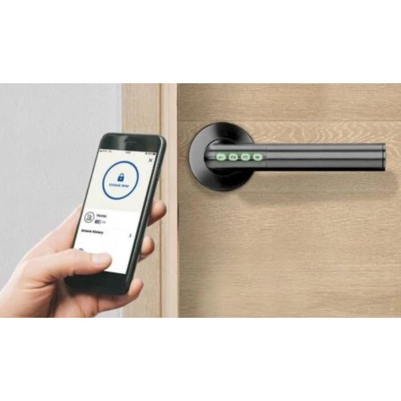 ORNO SMART HANDLE WITH CODE LOCK - BLACK