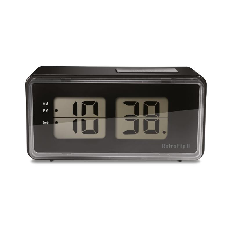 LIFE RETREOFLIP II DIGITAL ALARM CLOCK - BLACK