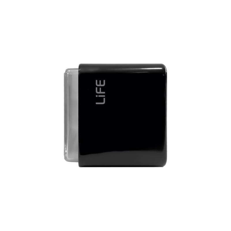 LIFE RETREOFLIP II DIGITAL ALARM CLOCK - BLACK