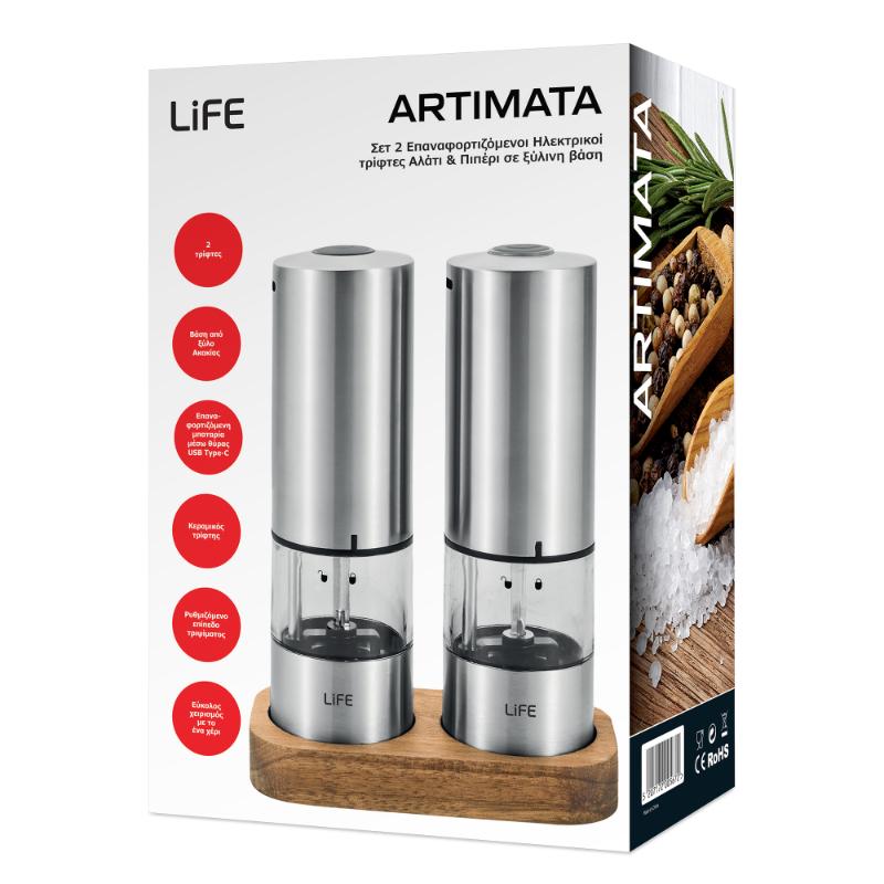 LIFE DESCRIETU ELECTRIC GRINDERS SET