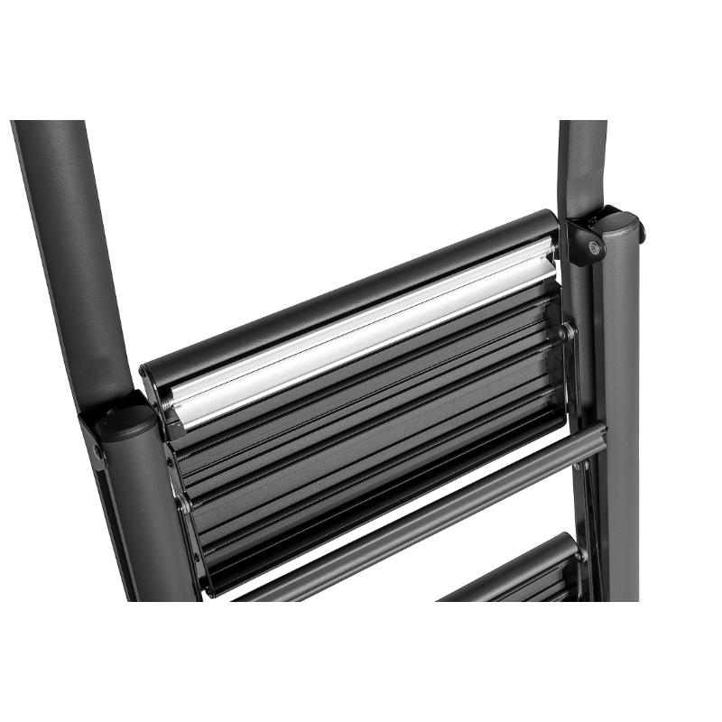 WENKO FOLDABLE 3-STEP COMPACT STEPLADDER - BLACK