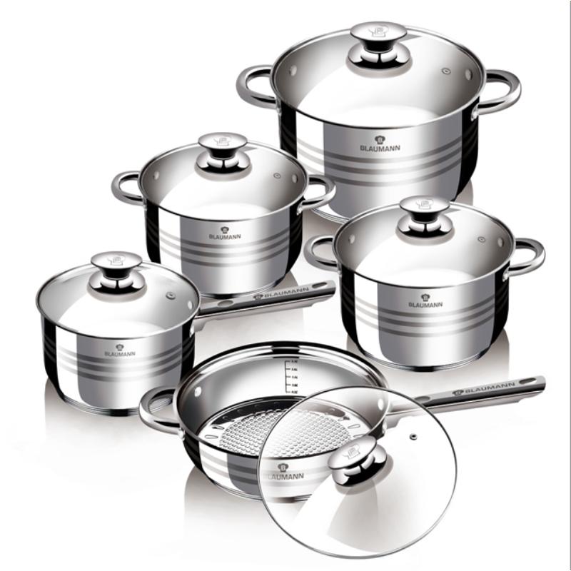 BLAUMANN JUMBO COOKWARE SET 10PCS