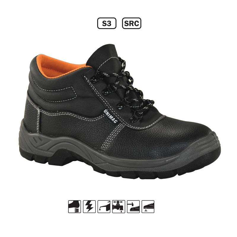 UNIMAC SAFETY BOOTS S3 SIZE 43- BLACK